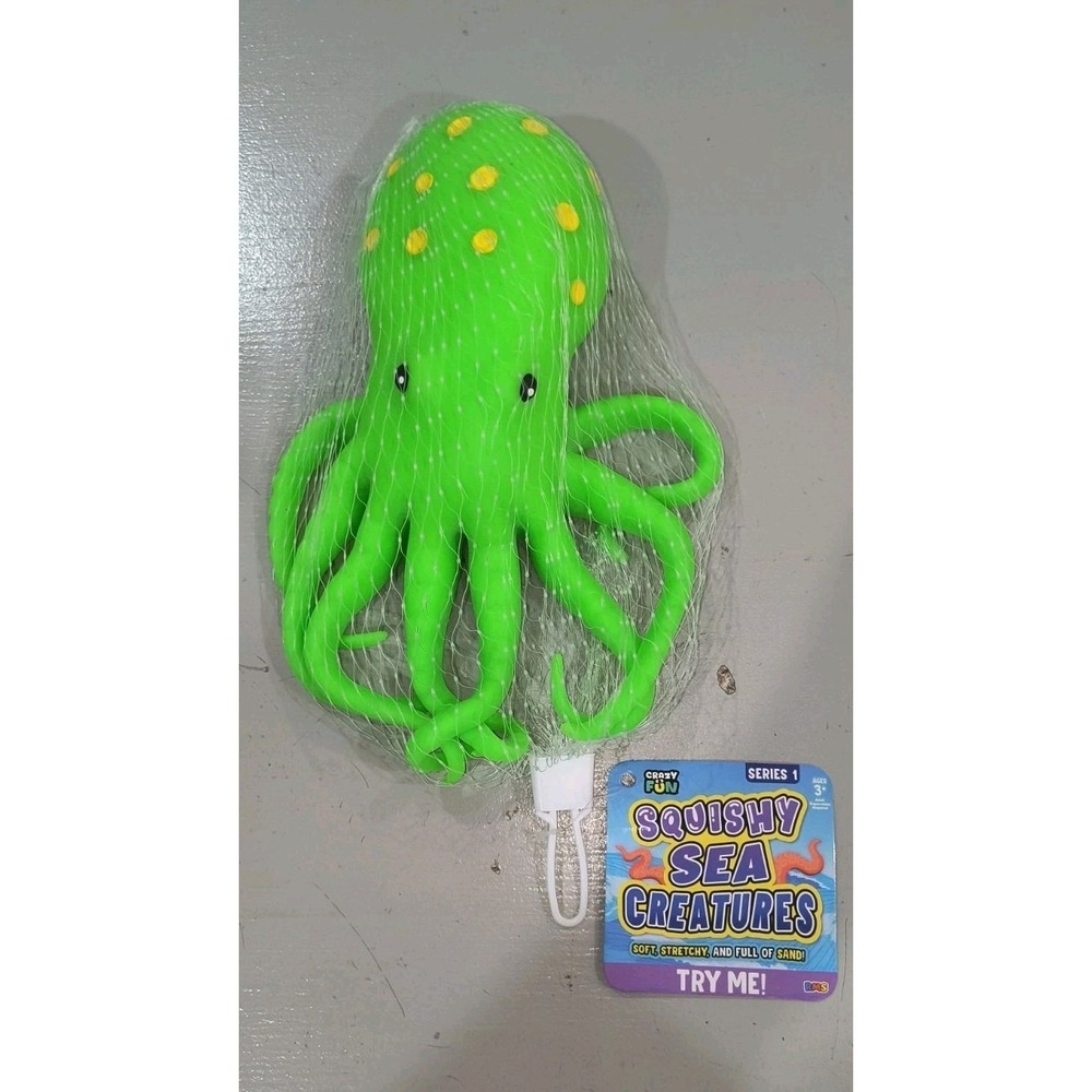 NEW VIRAL SQUISHY Sea Creatures Crazy Fun Series 1 Five Below Summer Octopus